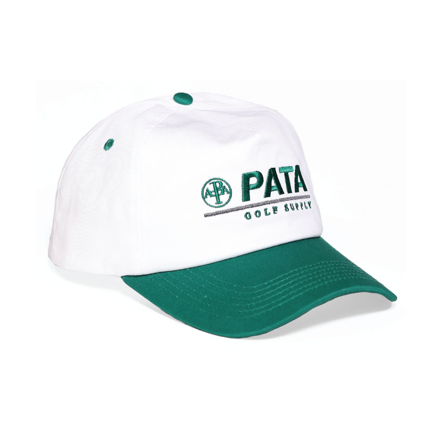 Rec Club Baseball Cap - White & Green