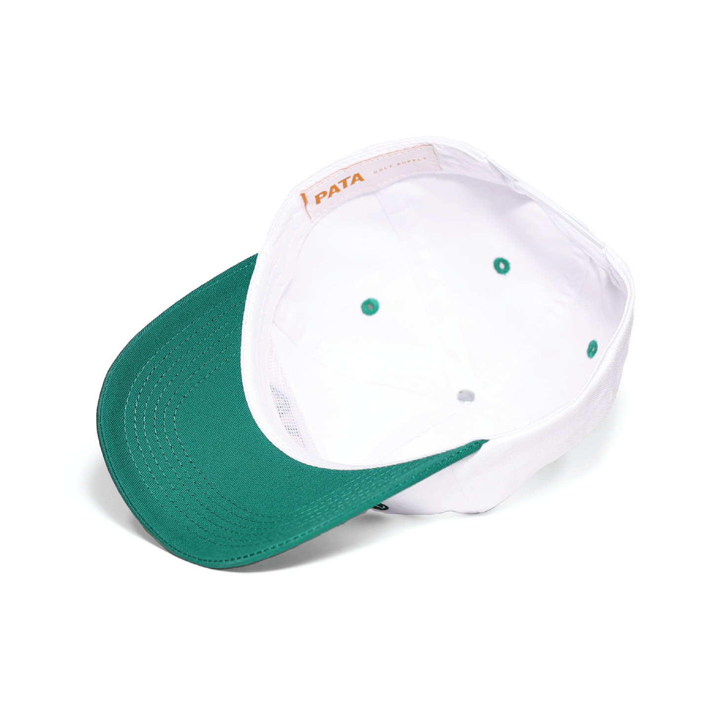 Rec Club Baseball Cap - White & Green