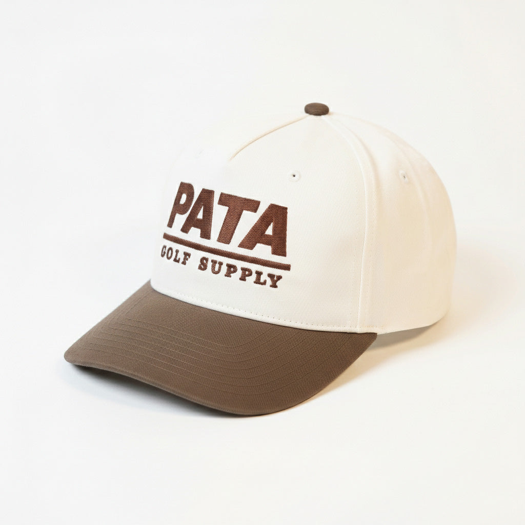 Heritage Pata Hat - Off-White and Brown